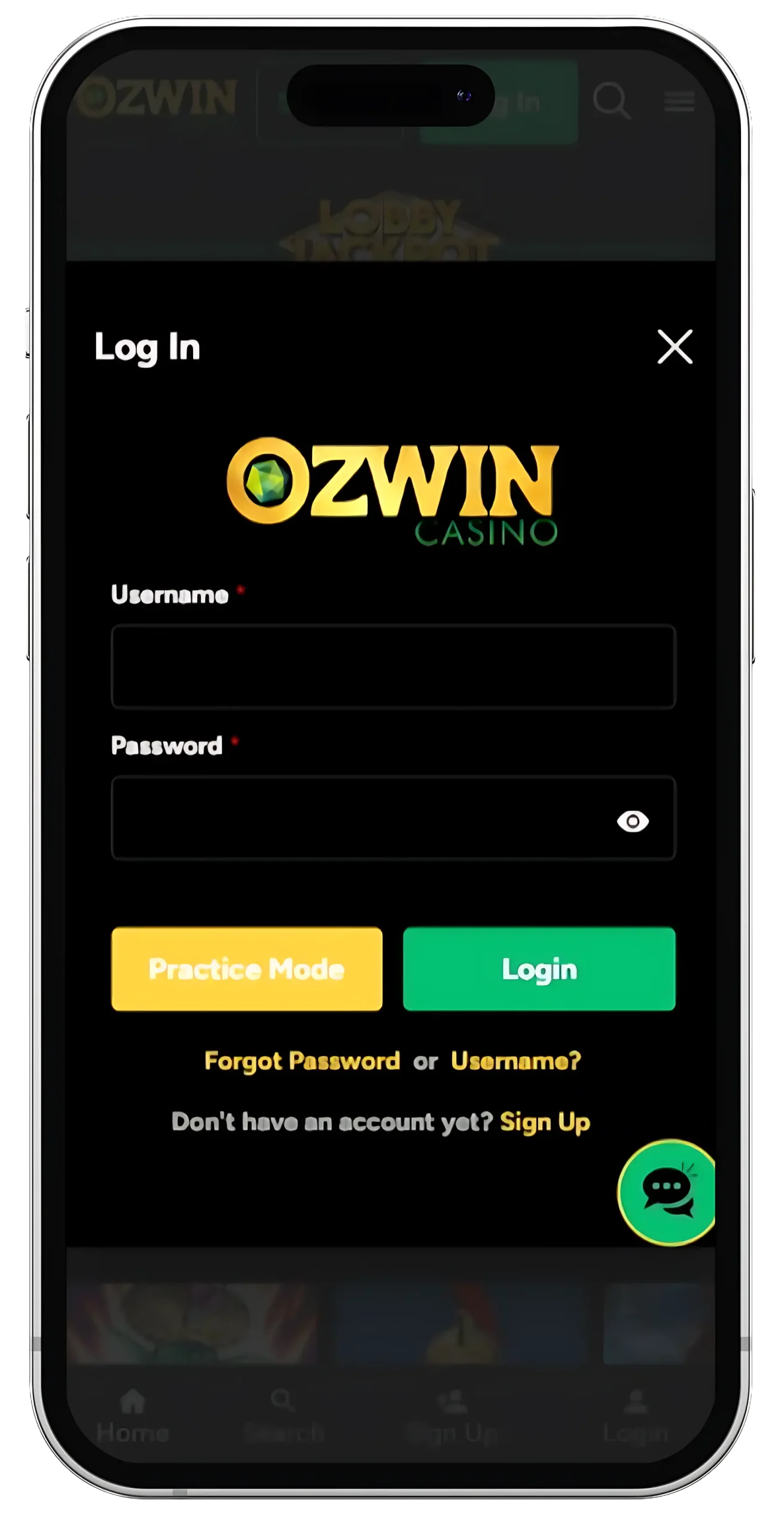 Ozwin Mobile Casino